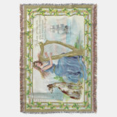 Erin Mavourneen Irish Cotton Blanket Decke (Vorderseite Vertikal)