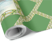 Erin Mavourneen St. Patrick's Day Wrapping Paper Geschenkpapier (Rolleneckpunkt)