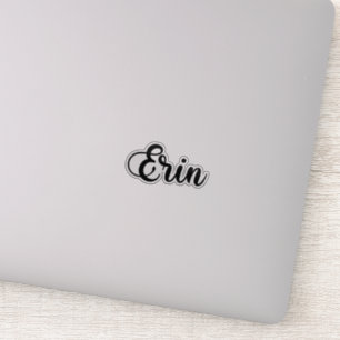 Erin Name - Handgeschriebene Kalligrafie Aufkleber