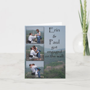 Erin u. Paul - Save the Date Ankündigung