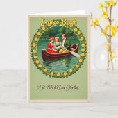 Eringo Bragh St Patricks Day Card Karte (Gelbe Blume)