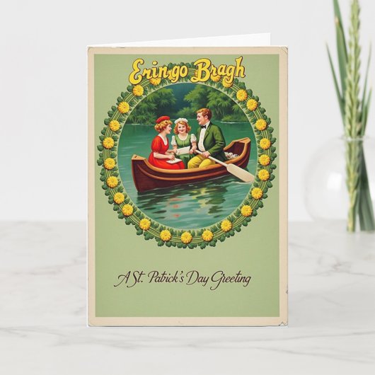Eringo Bragh St. Patrick's Day Karte (Vorderseite)