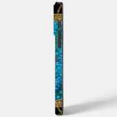 Erington Bleu Protected Hübsch Monogram Case-Mate iPhone Hülle (Rückseite / Links)