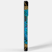 Erington Bleu Protected Hübsch Monogram Case-Mate iPhone Hülle (Rückseite / Rechts)