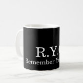 Erinnere dich an deinen Eid (RYO) Becher Kaffeetasse (Vorderseite Links)