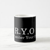 Erinnere dich an deinen Eid (RYO) Becher Kaffeetasse (Mittel)