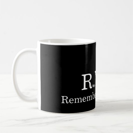 Erinnere dich an deinen Eid (RYO) Becher Kaffeetasse (Links)
