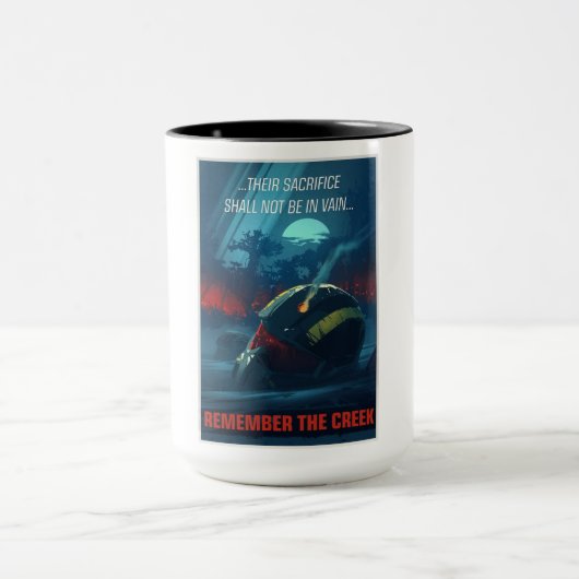 Erinnere dich an den Creek- Helldivers 2 Tasse (Zentrum)