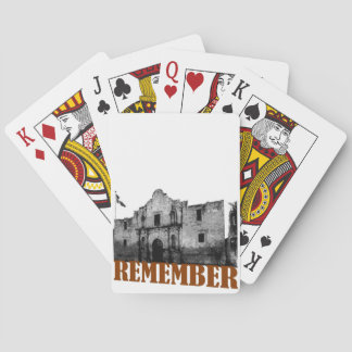 Erinnere dich an die Alamo Spielkarten