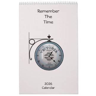 Erinnere dich an die Zeit Kalender