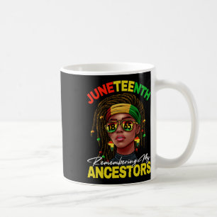Erinnere dich an meine Vorfahren Afroamerikanische Kaffeetasse