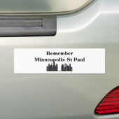Erinnere dich an Minneapolis & St. Paul Autoaufkleber (Auf Auto)