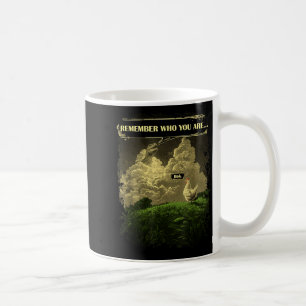 Erinnere dich wer du bist Lustiger Hühner Dinosaur Kaffeetasse