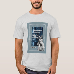 Erinnere dich, wer du warst Authentisches Zitat T- T-Shirt