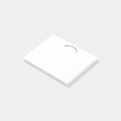 Erinnere mich daran post-it klebezettel (angewinkelt)
