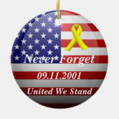 Erinnern an 9/11 keramik ornament (Hinten)