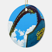 Erinnern an Astro Weltvergnügungspark Keramikornament (Links)