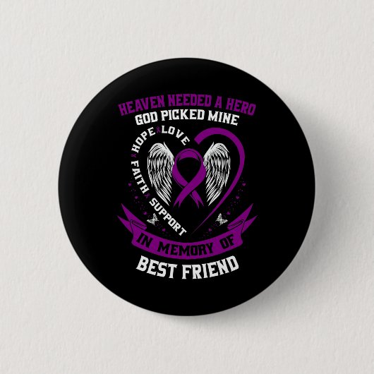 Erinnern an die besten Freunde des Bauchspeicheldr Button (Vorderseite)