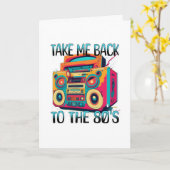 Erinnern an die Freundschaft der 80er Jahre Karte (Gelbe Blume)