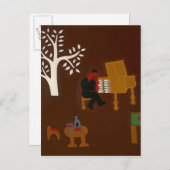 Erinnern an diesen späten Nachmittag... 2007 Postkarte (Vorne/Hinten)