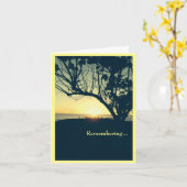 Erinnern an einen, der ein anderes Beileid gemacht Karte (Gelbe Blume)