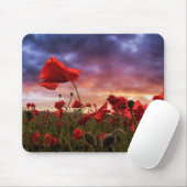 Erinnern an | Feld der Mohnblumen Mousepad (Mit Mouse)