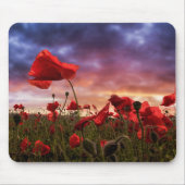 Erinnern an | Feld der Mohnblumen Mousepad (Vorne)