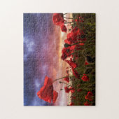 Erinnern an | Feld der Mohnblumen Puzzle (Vertikal)