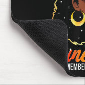Erinnern an Juneteenth Celebrate Blac Mousepad (Ecke)