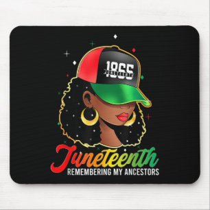 Erinnern an Juneteenth Celebrate Blac Mousepad