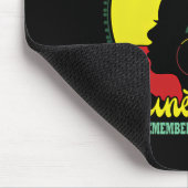 Erinnern an Juneteenth Celebrate Blac Mousepad (Ecke)