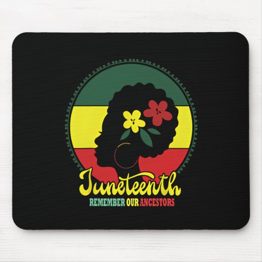 Erinnern an Juneteenth Celebrate Blac Mousepad (Vorne)