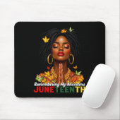 Erinnern an meine Vorfahren Juneteenth Natural Hai Mousepad (Mit Mouse)