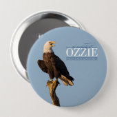 Erinnern an Ozzie Knopf Button (Vorne & Hinten)