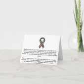 Erinnern an Tom Karte (Rückseite)