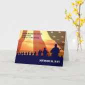 Erinnern an unsere Held-Volkstrauertag-Gruß-Karten Karte (Gelbe Blume)