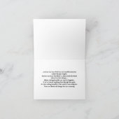 Erinnern an verliebte Menschen, die vergangen sind Karte (Innenseite)