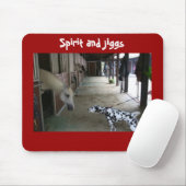 Erinnern Geist und an Jiggs Sitzung Mousepad (Mit Mouse)