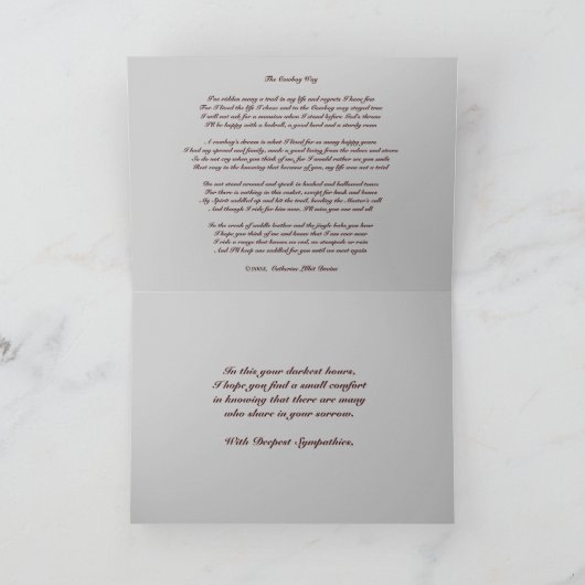 Erinnern Karte (Innenseite)