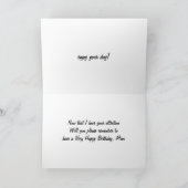 ERINNERN "MAMA" GLÜCKLICHER GEBURTSTAG = SPANIELLE KARTE (Innenseite)