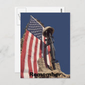 Erinnern Postkarte (Vorne/Hinten)