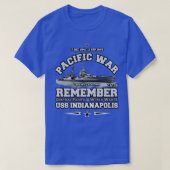 ERINNERN SIE AN DIE USS INDIANAPOLIS CA35 T-Shirt (Design vorne)