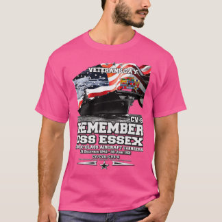 ERINNERN SIE AN ESSEX CV9 Veteranen Tag 1 T-Shirt
