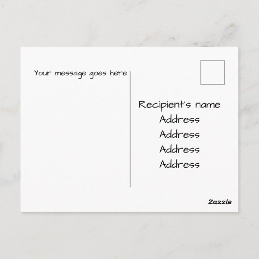 Erinnern Sie an Osterbearbeitbarer Text Postkarte (Rückseite)