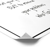 Erinnern Sie Ihre Probleme, wer Gott ist Inspirati Poster (Ecke)