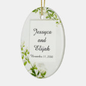 Erinnern Sie Keramik/Oval Ornament Weddin Gefallen (Links)