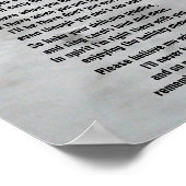 ERINNERN SIE MICH AN DAS Gedicht "CHRISTMAS DAY" Poster (Ecke)