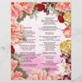 Erinnern Sie mich an Personalisiertes Papier (Rückseite)