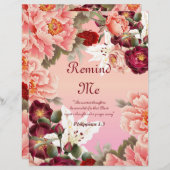 Erinnern Sie mich an Personalisiertes Papier (Vorne/Hinten)