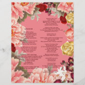 Erinnern Sie mich an Personalisiertes Papier (Rückseite)